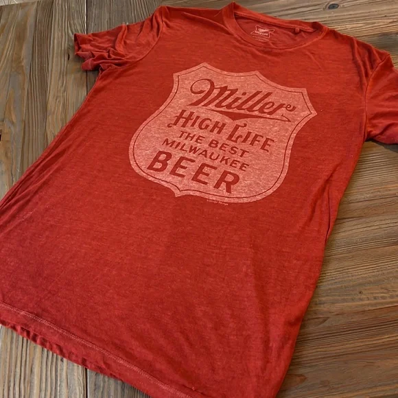 Lucky Miller Life Vintage Design Burnout Tee Shirt - Picture 2 of 7